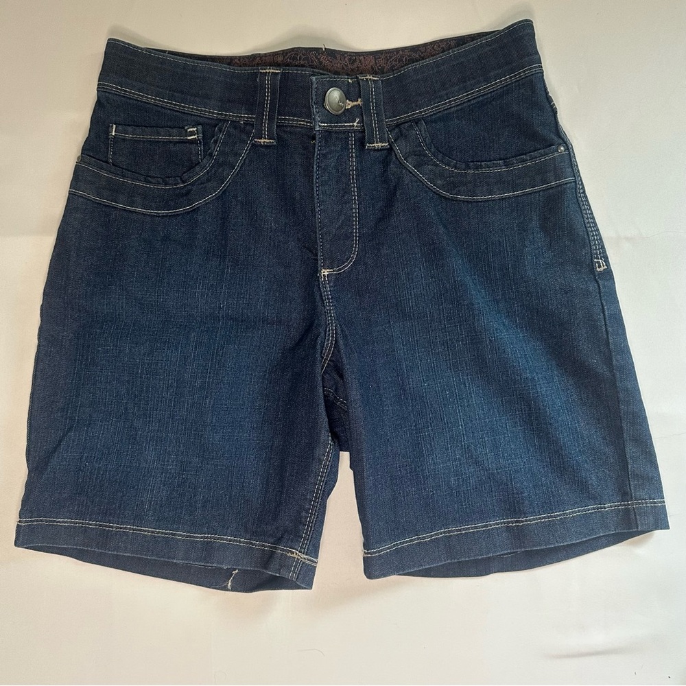 Lee Comfort Band dark blue denim shorts, Size 4